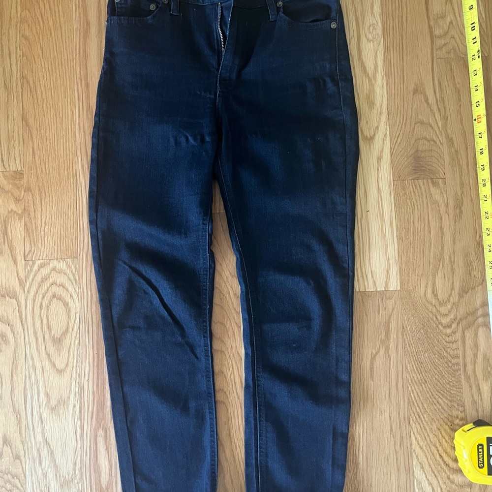·Free People Raw Hem Stretch High Waist Skinny Jean Jeggings Womens 28